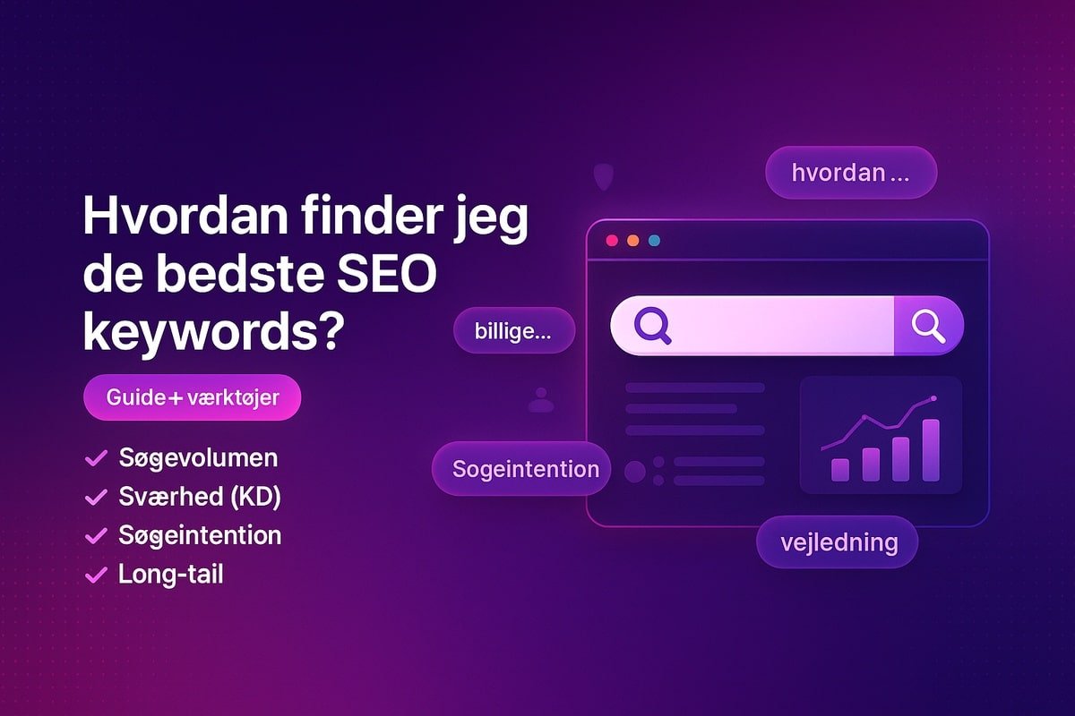 Hvordan finder jeg de bedste SEO Keywords?